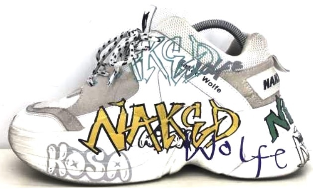 【HK4S/2023/0203】◎NAKED WOLFE◎Titan Graffiti Sneakers◎Chunky◎41◎2021年12月10日発売◎のサムネイル