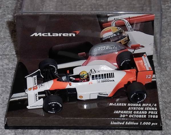 ES別注 1/43 マクラーレン ホンダ MP4/4 セナ 日本GP 1988 McLaren HONDA EUROSPORTS ユーロスポーツ