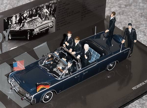 VIP3 JFK 1/43 リンカーン コンチネンタル X-100 1963 ケネディ ベルリン BRAND Adenhuer LINCOLN CONTINENTAL _画像2