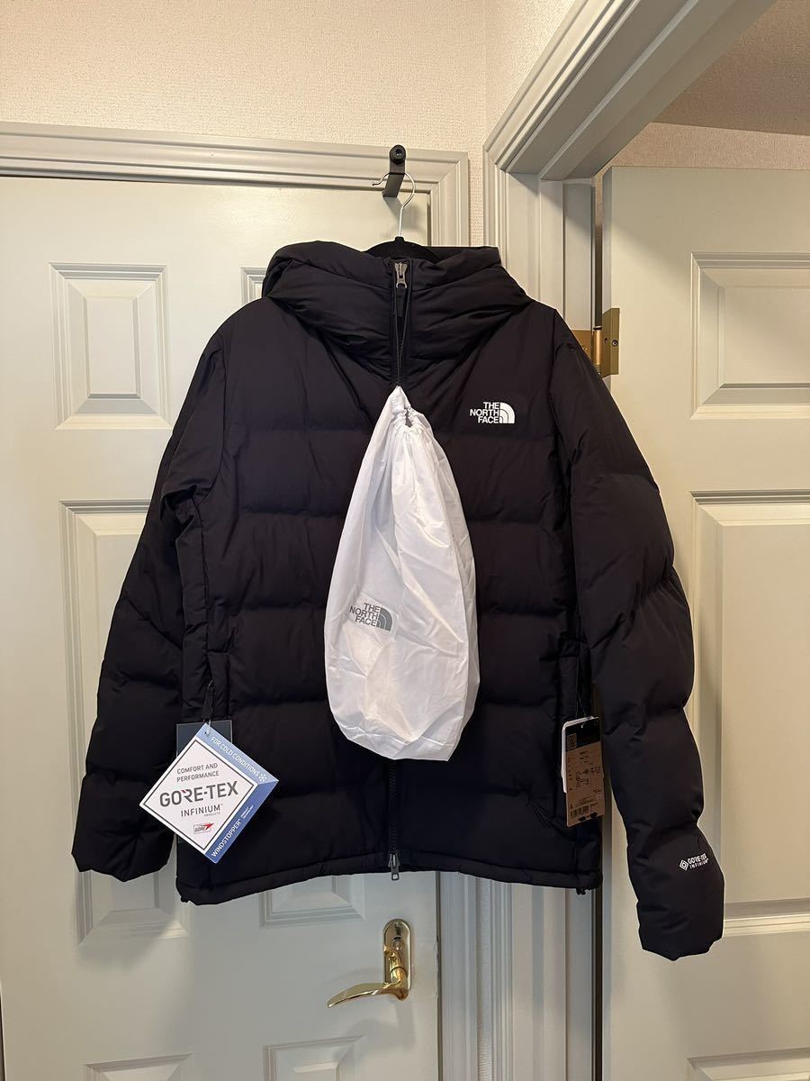 L THE NORTH FACE Belayer Parka K BLACK DOWN JACKET ザ ノース