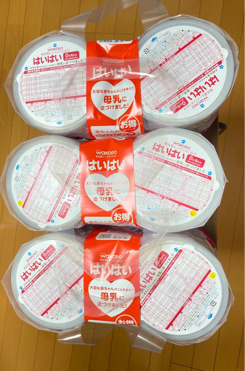 新品/未開封】和光堂レーベンスミルク はいはい 大缶 810g 6缶セット+