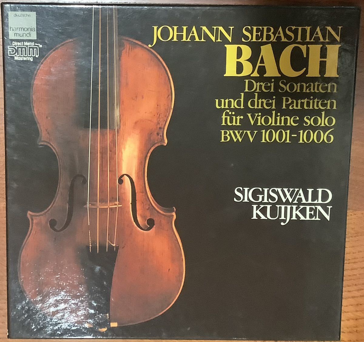 Bach クイケン 無伴奏ヴァイオリンのためのソナタとパルティータ全曲 3