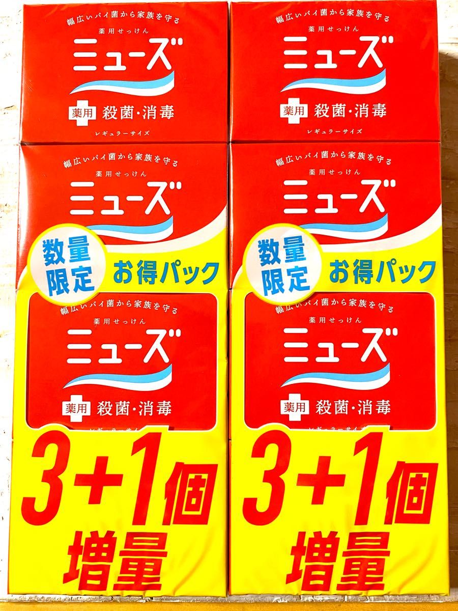 ミューズ薬用石鹸ミューズレギュラー(95g)4個入り×20セット(計80個)