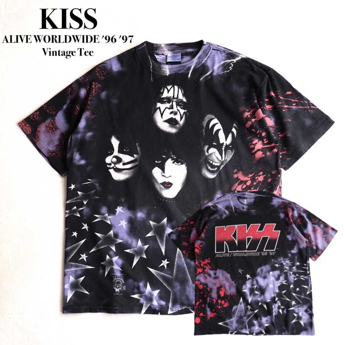 きありがと】 【激レア】90s VINTAGE KISS ALIVE WORLDWIDE TOUR USA製