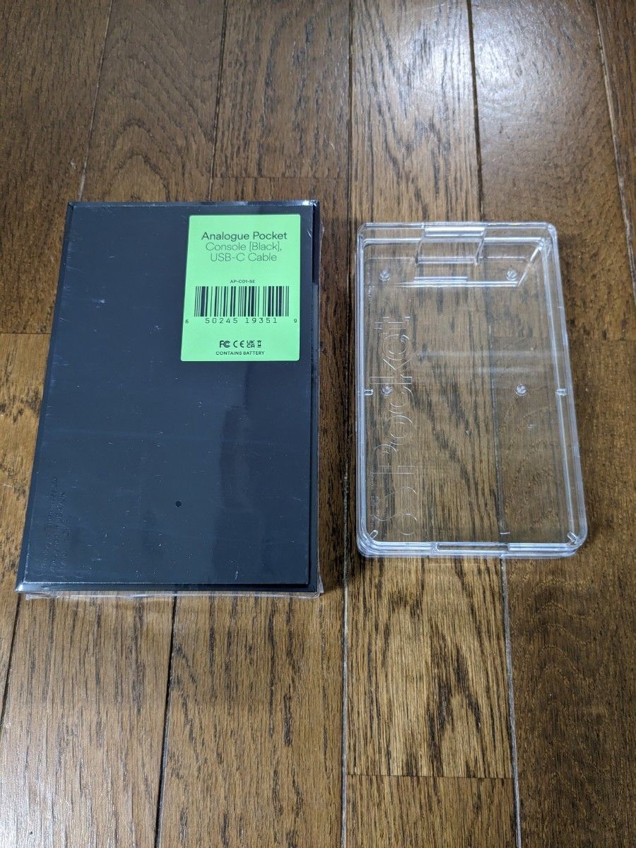 【新品未開封】Analogue pocket Black(アナログポケット 黒)+【箱無し】純正ハードケース+底面保護シール
