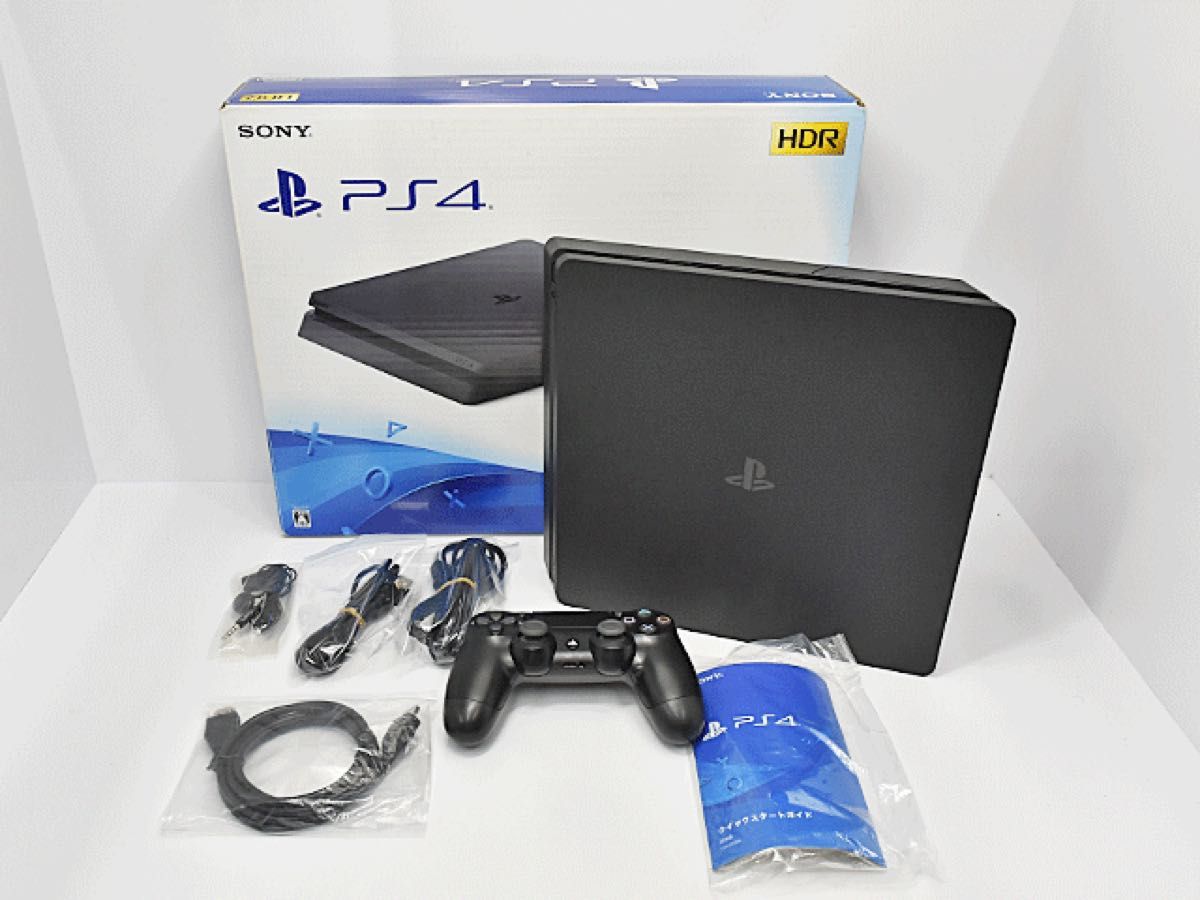 中古 SONY PlayStation4 プレイステーション4 PS4 CUH-2200AB01 500GB ジェットブラック