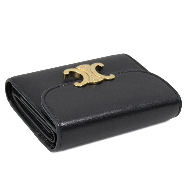 中古 セリーヌ 財布 10D783DPV.38NO CELINE シャイニーカーフスキン