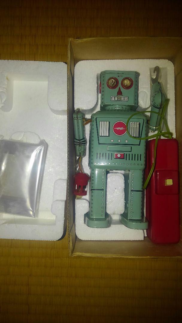 堀川玩具【ゼンマイ ギアーロボット動作品 当時物】ブリキ TIN TOY【箱