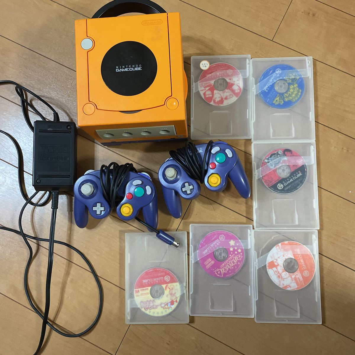 NINTENDO ゲームキューブ 本体 DOL-017 オレンジ 通電〇 ゲーム