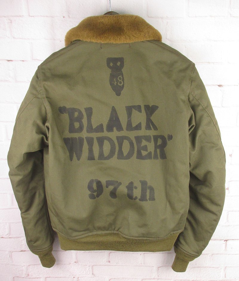 MWJ21618 FREEWHEELERS freewheelers B-15 USAAF BLACK WIDDER flight jacket 2031025 36 beautiful goods 