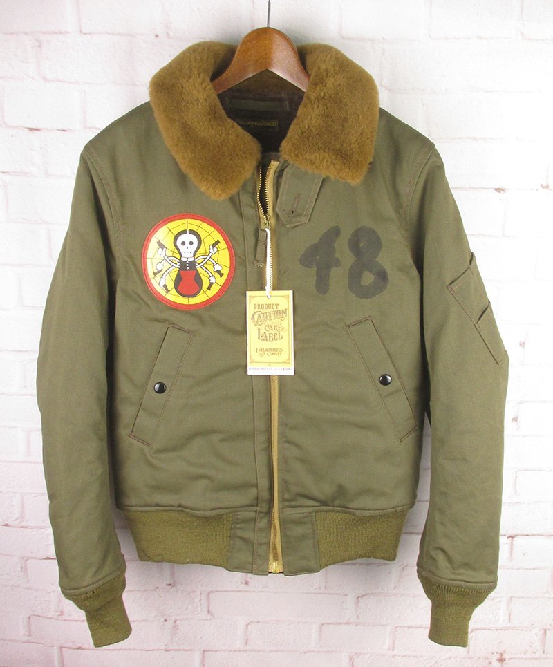 MWJ21618 FREEWHEELERS freewheelers B-15 USAAF BLACK WIDDER flight jacket 2031025 36 beautiful goods 