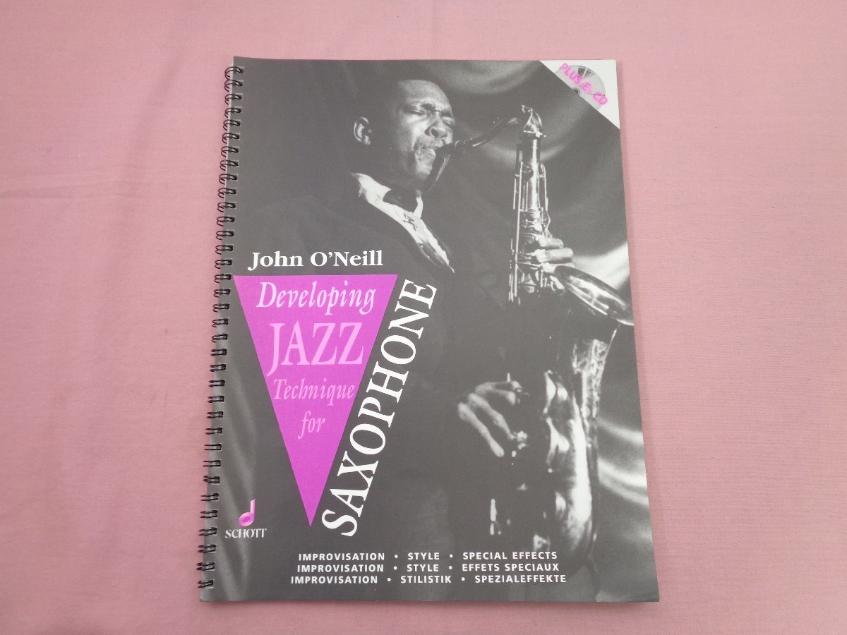 ★洋書 CD付き『 Developing Jazz Technique for Saxophone 』Schott＆Co.Ltd_画像1