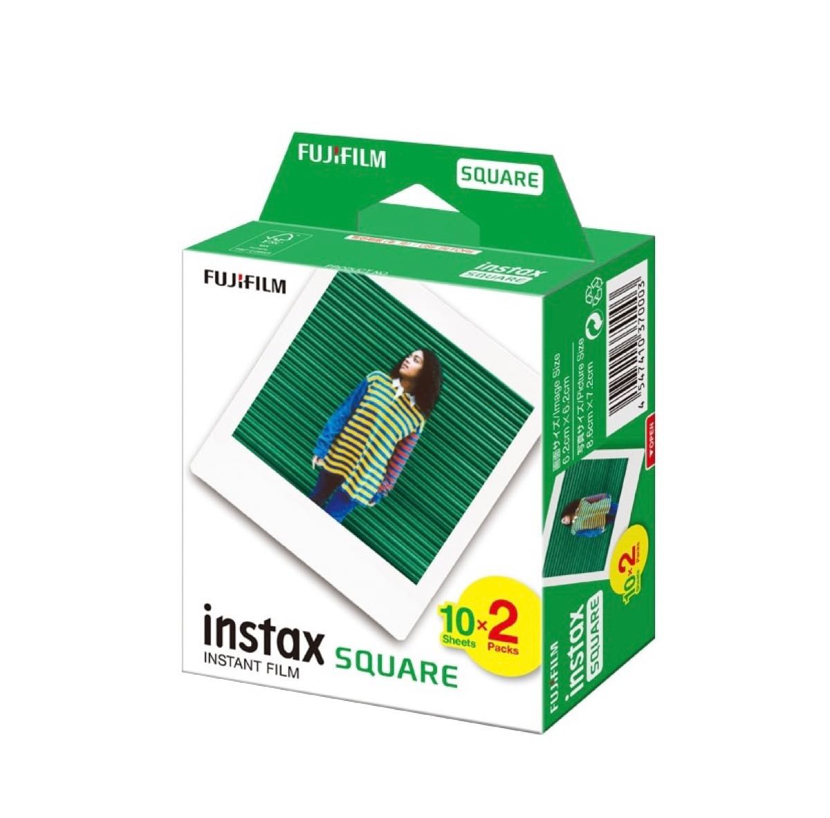 人気が高い スクエアフィルム 3箱 instax 【60枚】FUJIFILM 10枚×2P