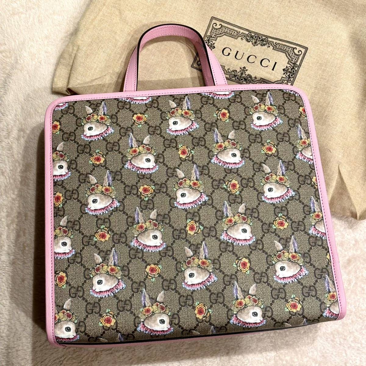 新品未使用☆GUCCI グッチ ヒグチユウコ トートバッグ ショルダー付き