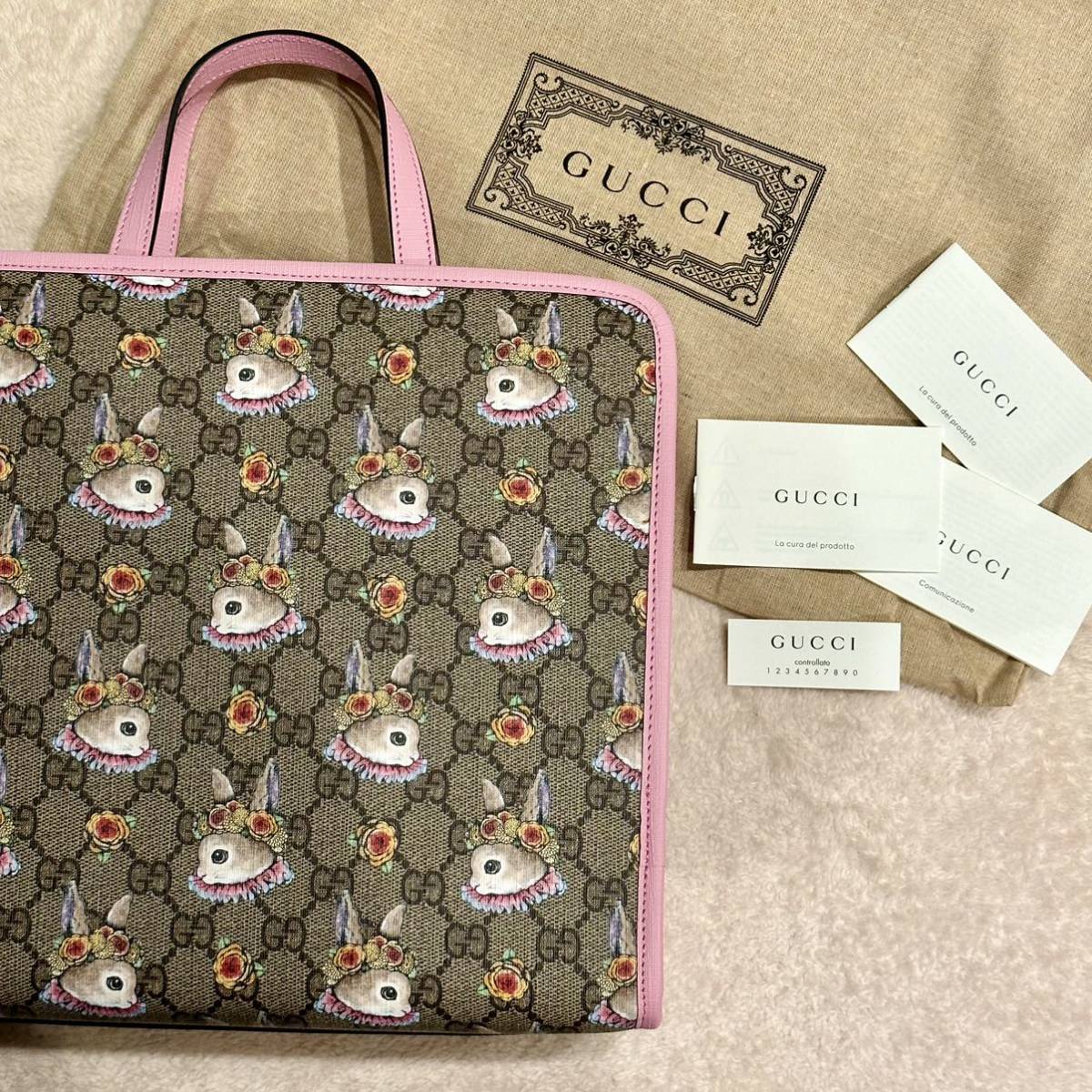 新品未使用☆GUCCI グッチ ヒグチユウコ トートバッグ ショルダー付き