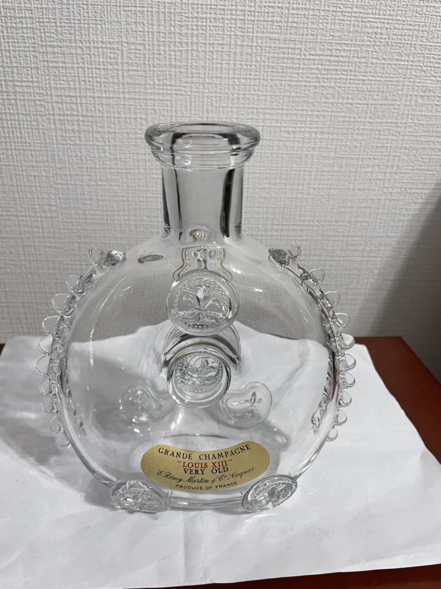 日本未入荷飲料/酒ルイ13世 レミーマルタン バカラ 空瓶(レミーマルタン)｜売買された