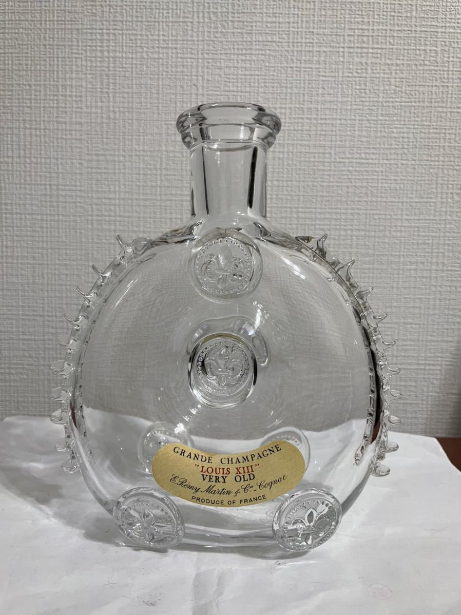日本未入荷飲料/酒ルイ13世 レミーマルタン バカラ 空瓶(レミーマルタン)｜売買された