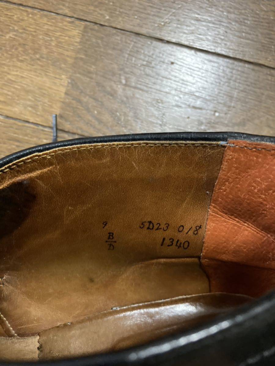 美品】ALDEN コードバン チャッカブーツ1340 9.0D(27cm)ブラック黒