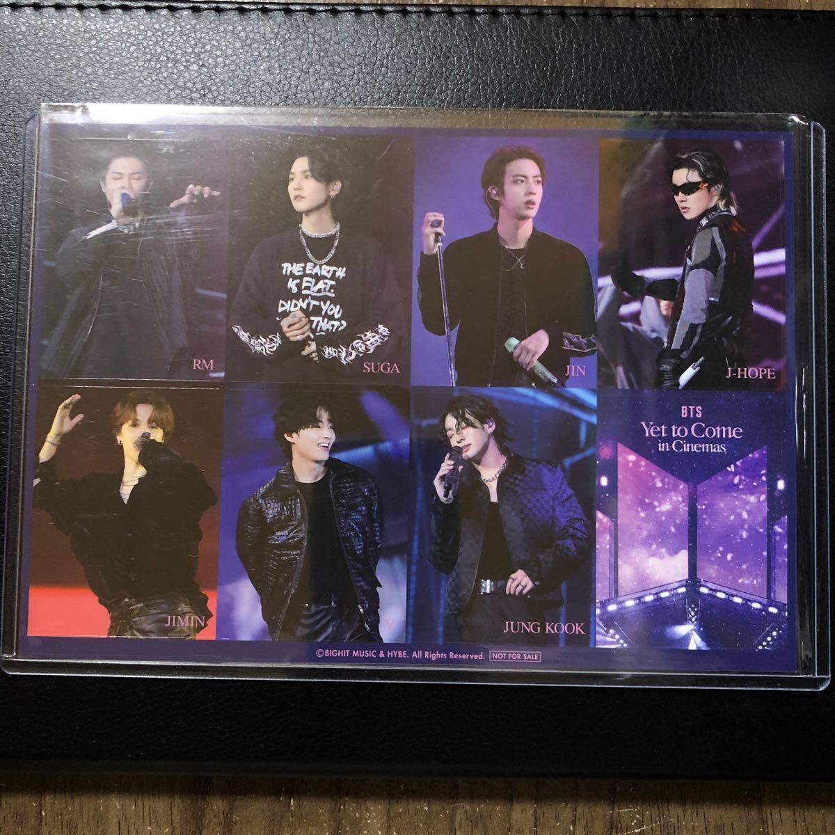 Yet to Come 特典トレカ&チケットホルダー(ジミン、ユンギ、RM)-