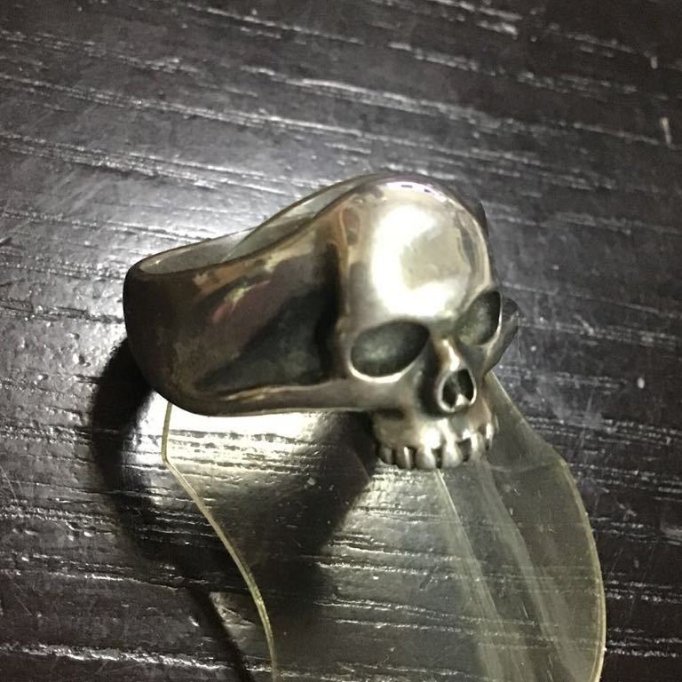 Bedwin & The Heartbreakers Skull Ring Brooke US9 SV925