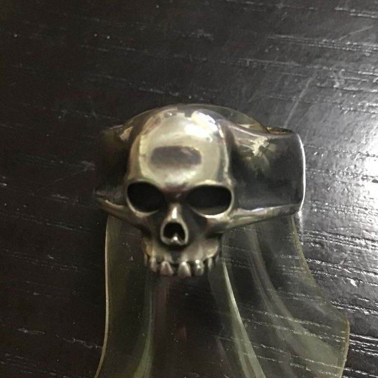 Bedwin & The Heartbreakers Skull Ring Brooke US9 SV925