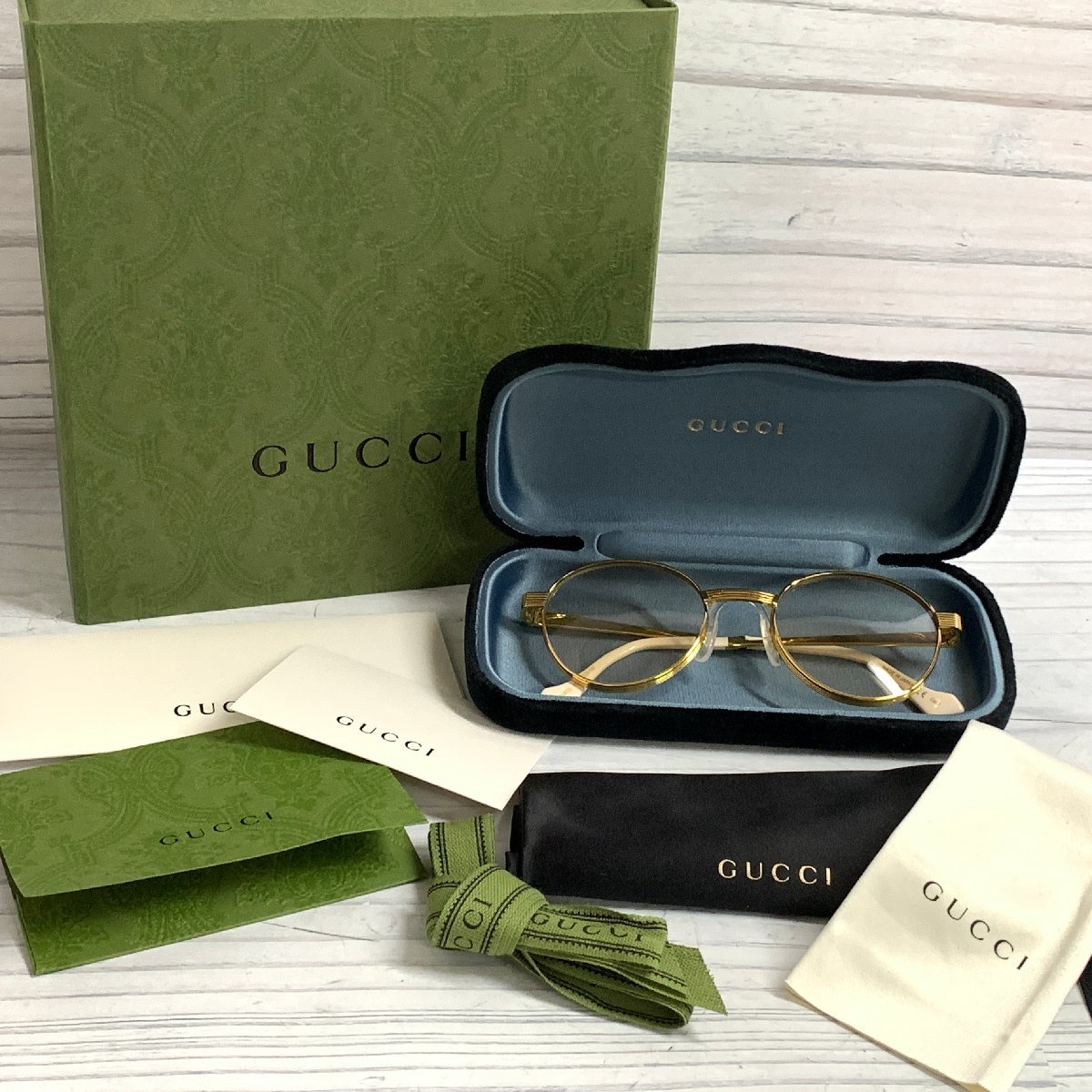 ヤフオク! - f001 B 極美品 GUCCI グッチ サングラス 伊達...