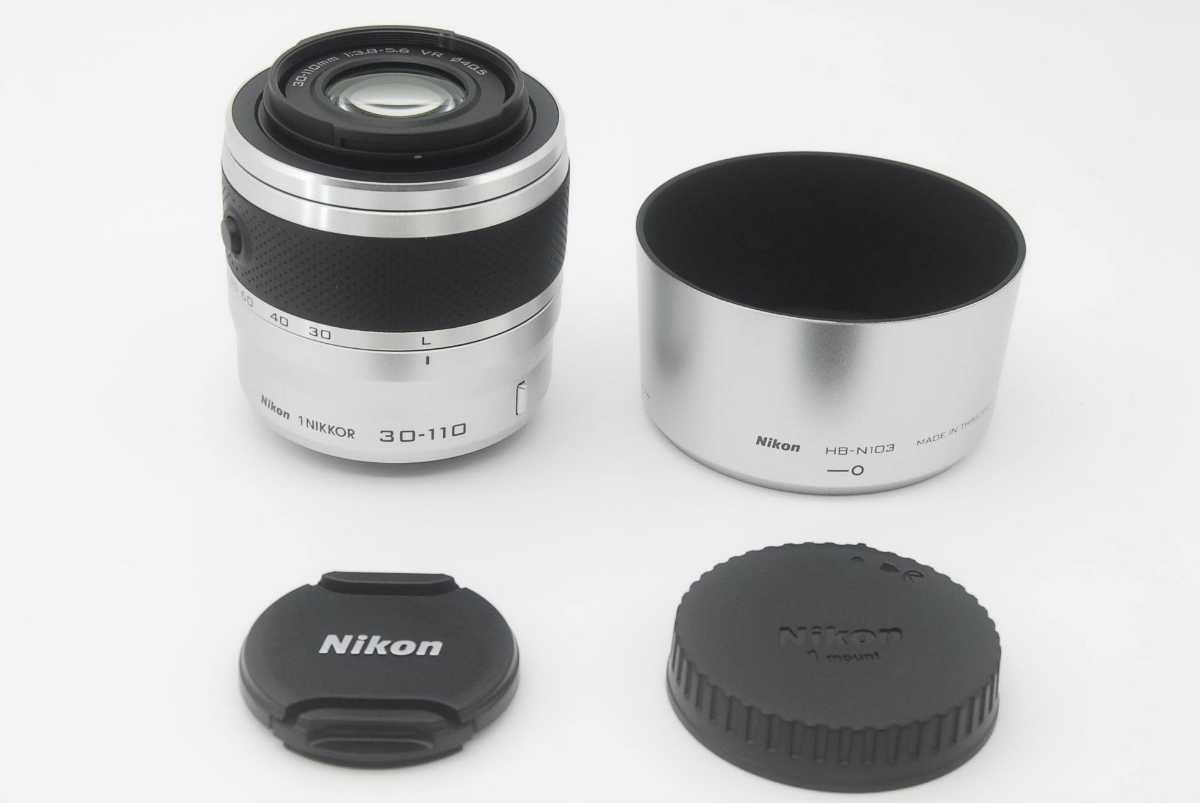 望遠 Nikon 1 NIKKOR 30-110mm シルバー - レンズ(ズーム)