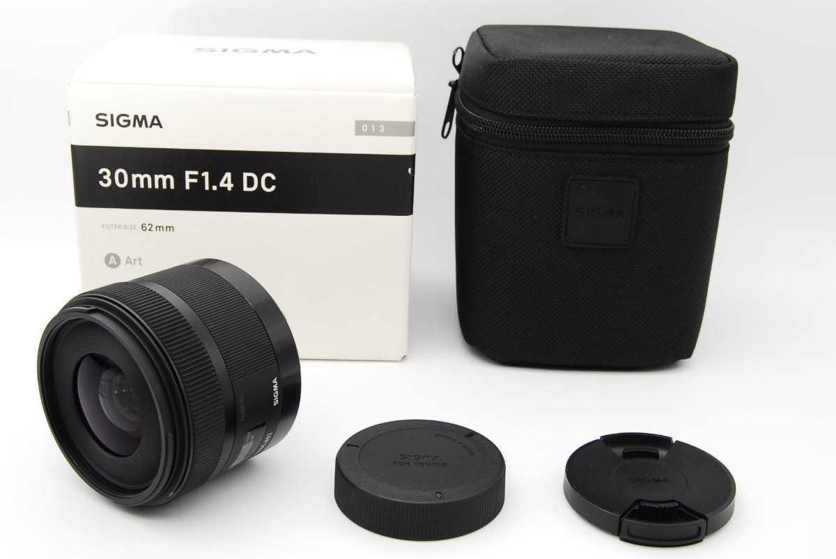 メーカー在庫少、売り切れ時はご容赦ください SIGMA Art 30mm F1.4 DC