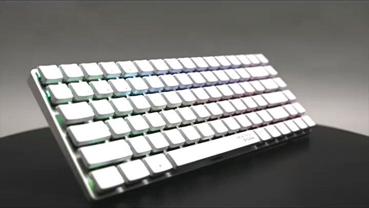 MelGeek MOJO84 Plastic キーボード Off-White | woodworks.sa