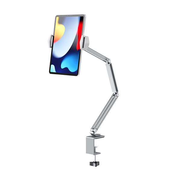  aluminium smart phone tablet arm stand 4-12.9 -inch silver 
