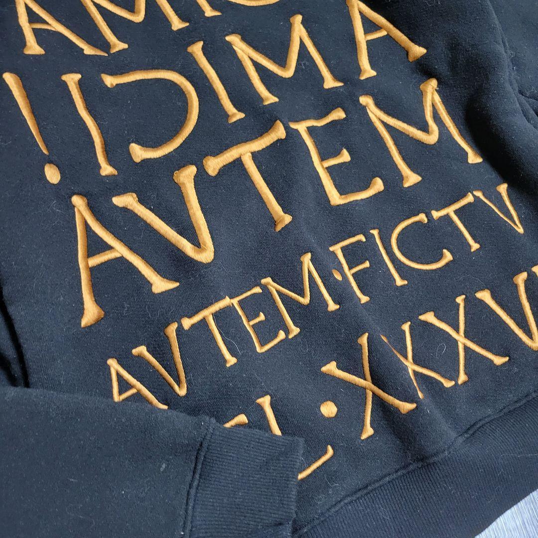 MOSCHINO お洒落 刺繍 ロゴ トレーナー スウェット ロングTシャツ