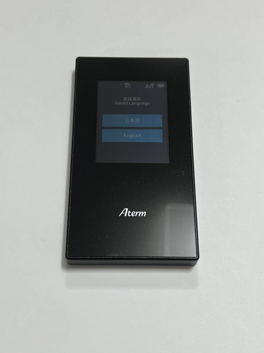 NEC Aterm MR05LN PA-MR05LN モバイルwifiルーター ブラック バッテリー付属 動作品_画像1