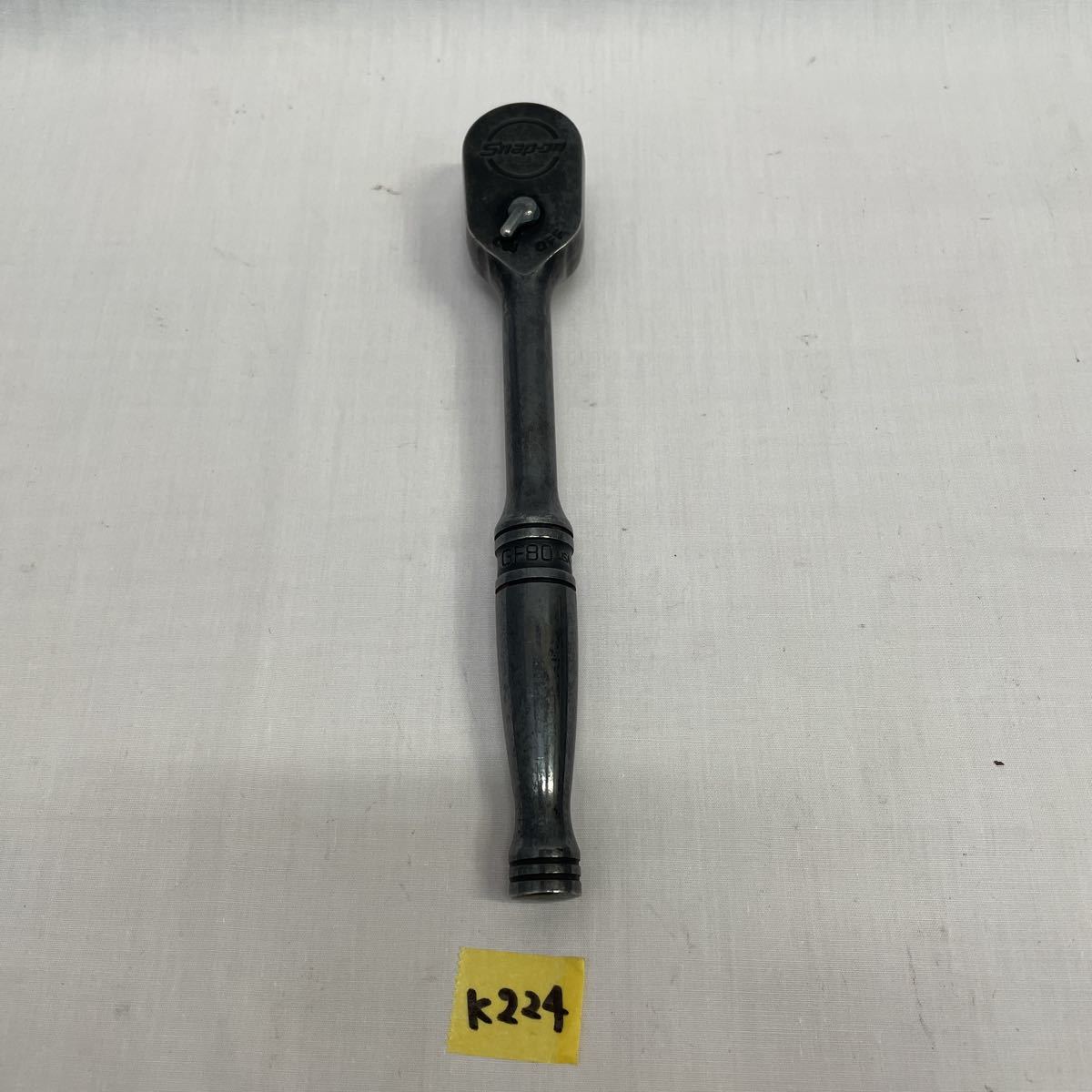 高級素材使用ブランド ○K224○ スナップオン Snap-on ラチェット 3/8