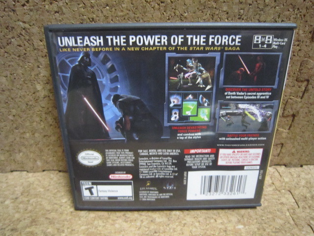 Cい153　海外版 北米版　STAR WARS THE FORCE UNLEASHED （スターウォーズ）　4本まで同梱可_画像2