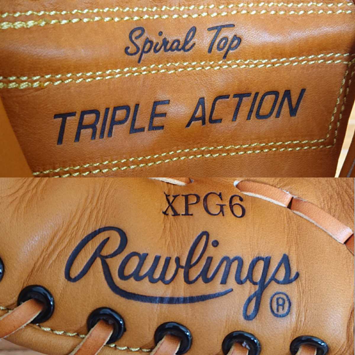 Rawlings ローリングス HOHレザー XPG6 軟式用 復刻グラブ _画像8