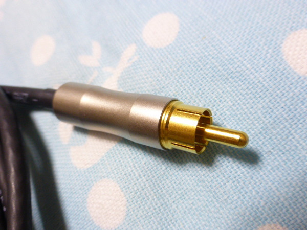 3.5mm4極 ( ロジウムメッキ Fiio ) → RCA (オス) 同軸 デジタル ケーブル BELDEN 1506A 240cm 長め ibasso DX300MAX DX160 Hugo 超高品質