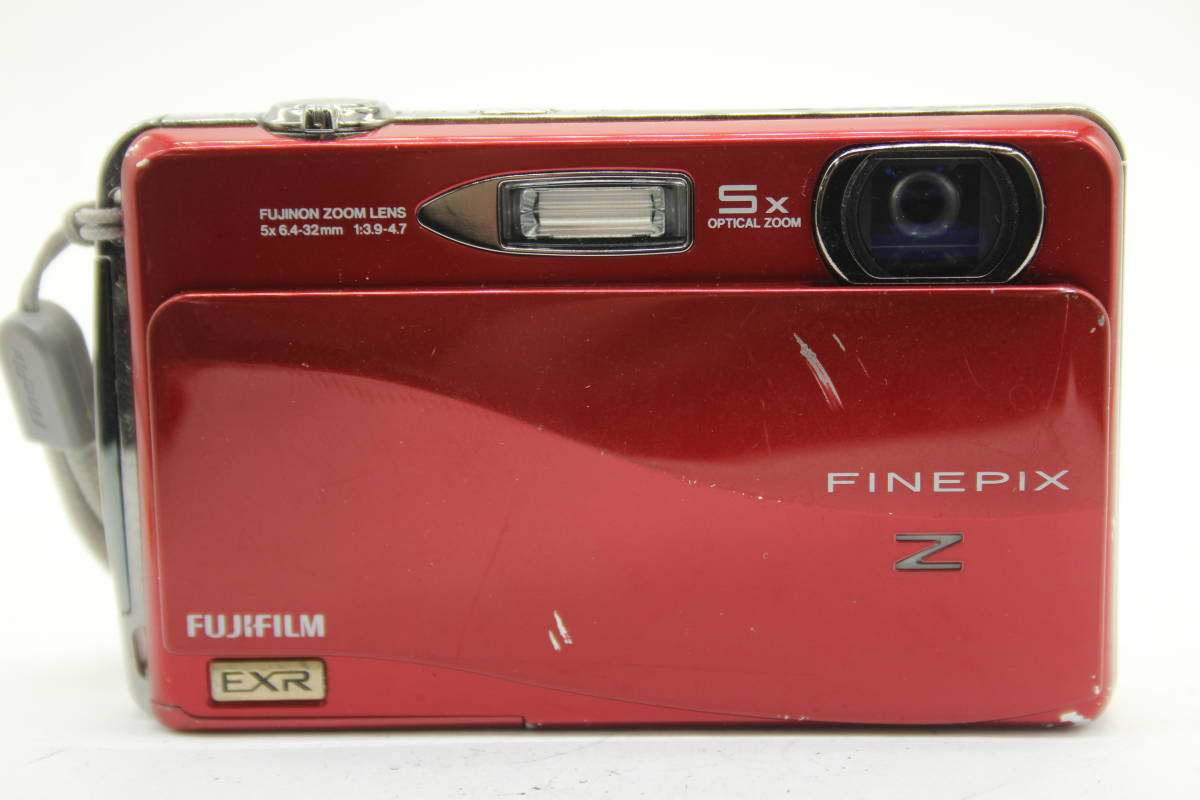 【返品保証】 フジフィルム Fujifilm Finepix Z700EXR レッド 5x Optical Zoom バッテリー付き コンパクトデジタルカメラ C2024_画像2