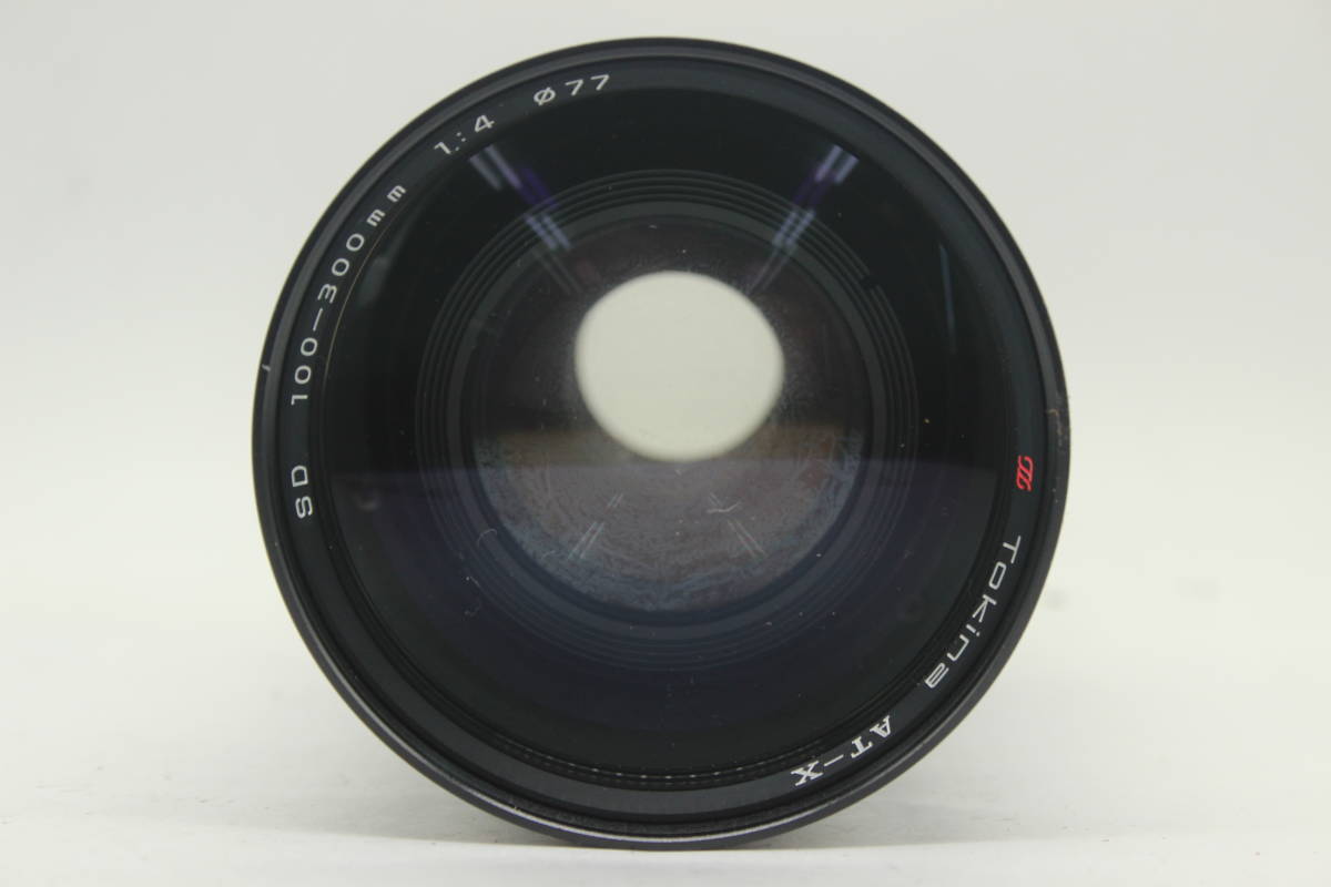 【返品保証】 トキナー Tokina AT-X SD 100-300mm F4 キャノン FDマウント 三脚座付き レンズ C2597_画像2