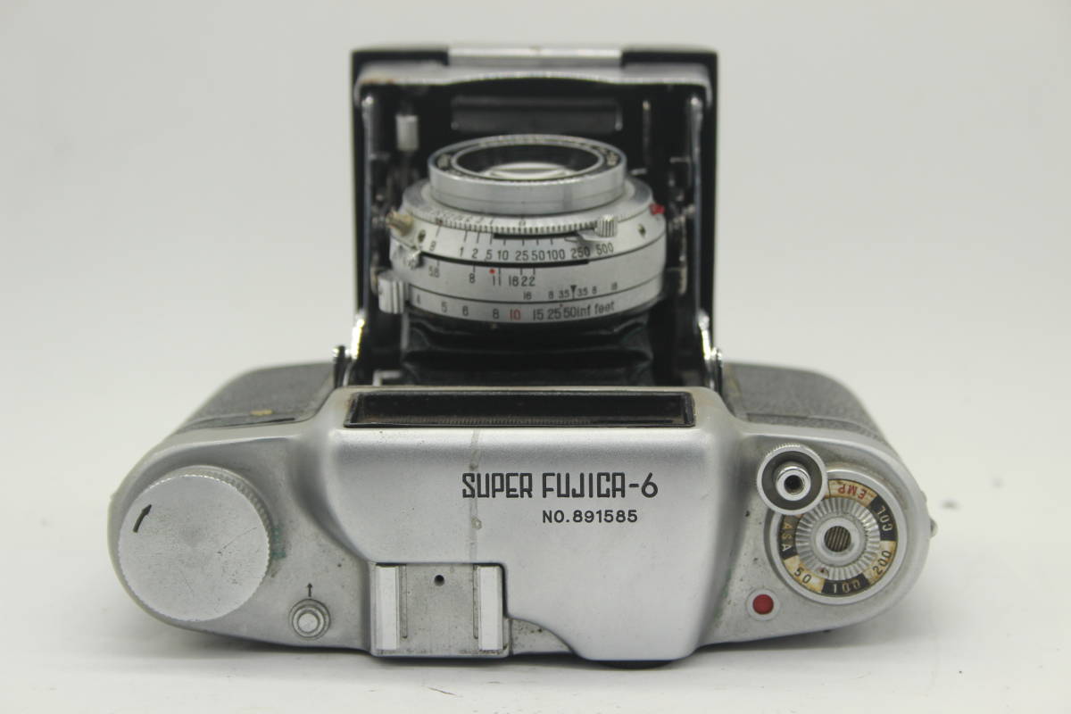 ギフト/プレゼント/ご褒美] フジフィルム Fujifilm Super Fujica-6 Fujinar 7.5cm F3.5 蛇腹カメラ  C2608