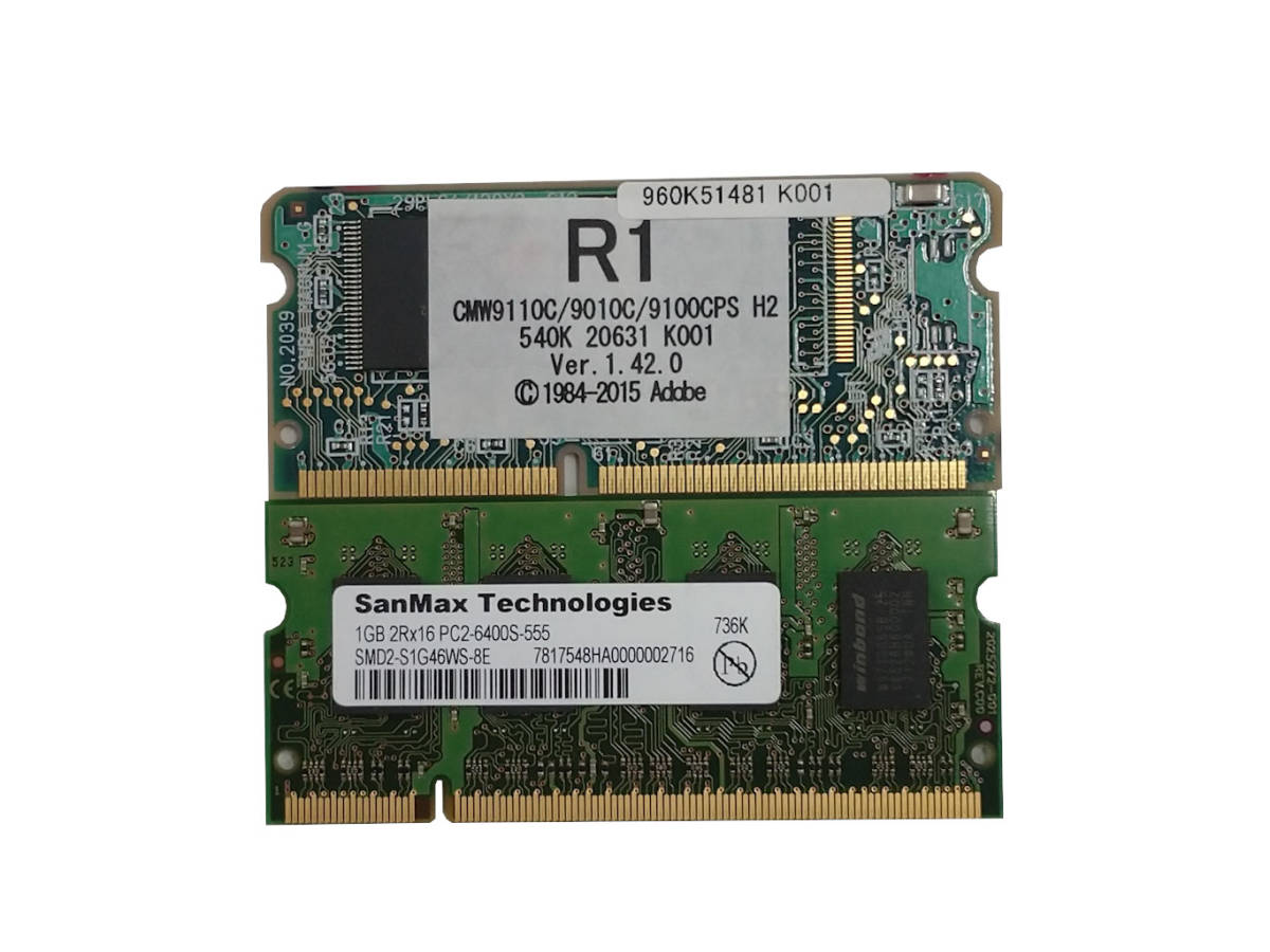最新情報 PR-L9100C-M3 プリンタ用増設メモリ1GB PR-L9110C-PSH