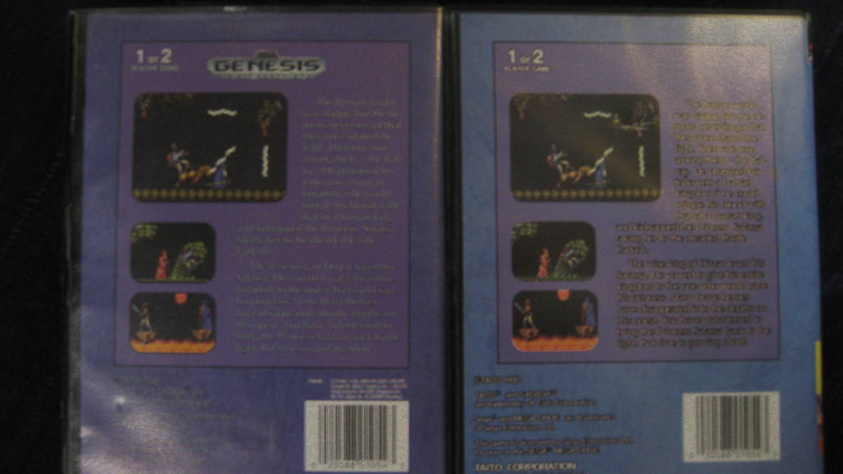ジェネシス  genesis  CADASH カダッシュ メガドライブ海外  カセット ソフト 箱付き 説明書一部の画像3
