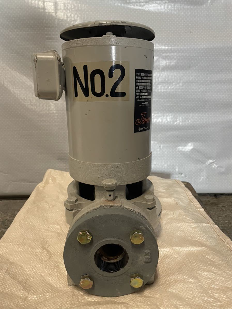 2) HITACHI 日立 JL VEFOUP-K 40P2-62.2 モートルポンプ 汎用ポンプ 三