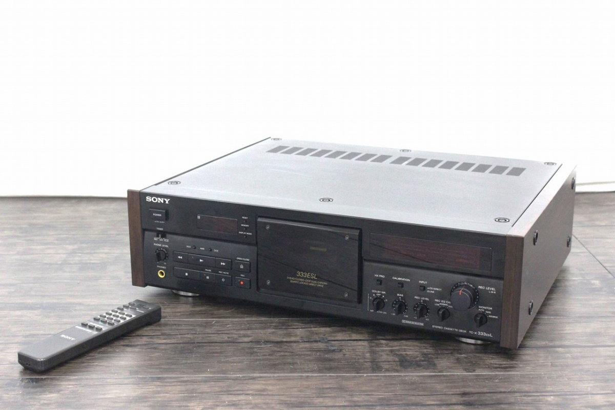 行董】 ☆動作確認済☆ SONY ソニー カセットデッキ TC-K333ESL テープ