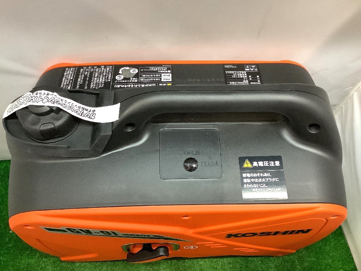 未使用☆KOSHIN/工進☆インバーター発電機 GV-9i (0.9kVA) 軽量14kg