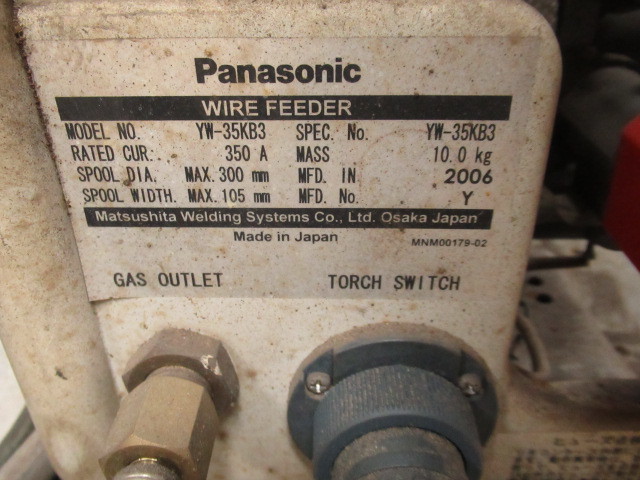 パナソニック 半自動溶接機 PANA-AUTO KR2-350(YD-350KR2) サイリスタ制御CO2 三相200V 管理5X0131E_画像10