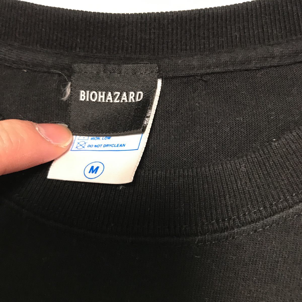 BIOHAZARD エコー6 アウトブレイク　スペースオプス　新品　バイオハザード Tシャツ　ブラック　廃盤　2014年製　サイズM 正規品_画像3