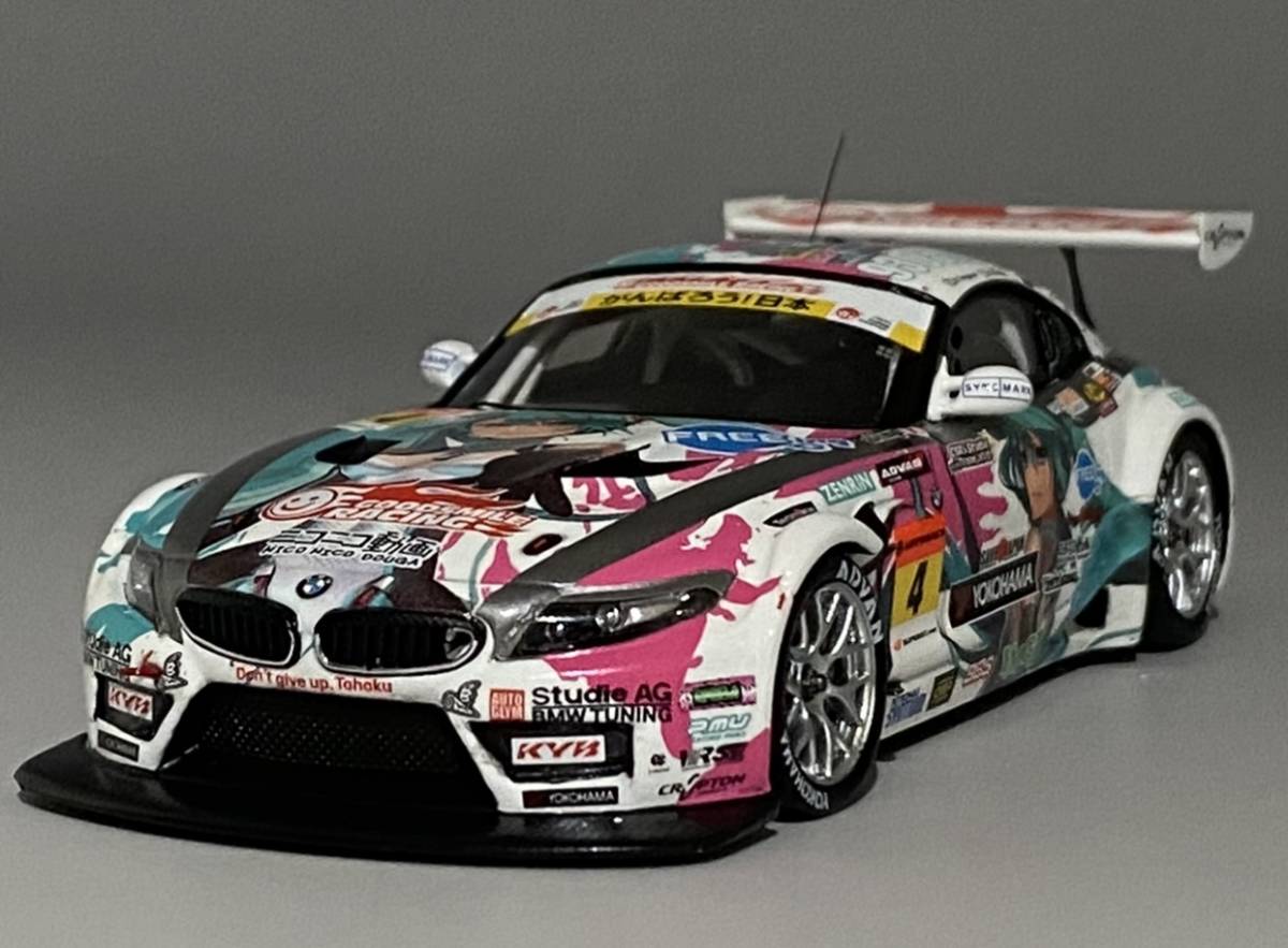 1:43 EBBRO Hatsune Miku Good Smile BMW Z4 Super GT 2011 #4 model car –  Boost Gear - GLOBAL