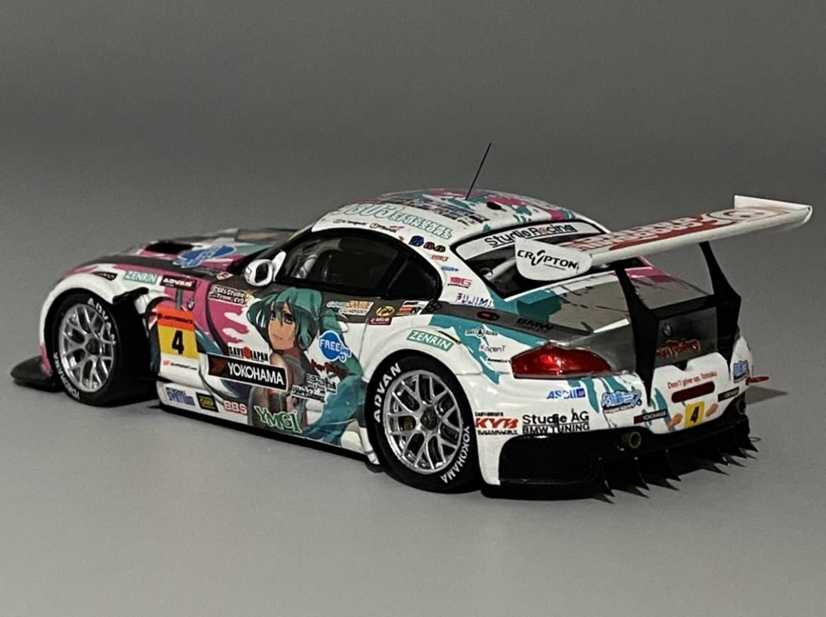 1:43 EBBRO Hatsune Miku Good Smile BMW Z4 Super GT 2011 #4 model car –  Boost Gear - GLOBAL