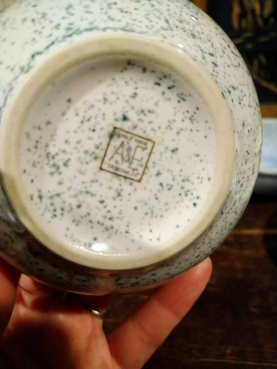 未使用　レトロ　たち吉　A＆E 小鉢　陶器　和食器　5個セット　5色セット　小皿_画像6