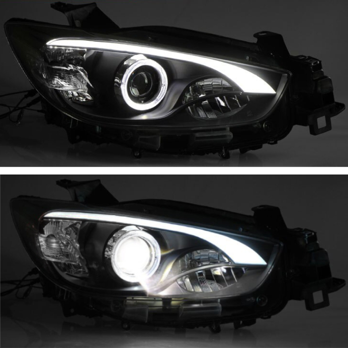  including postage Mazda CX-5 KE previous term LED fibre projector head light daylight attaching Japan light axis specification lai playing cards CX5 DRL headlamp 